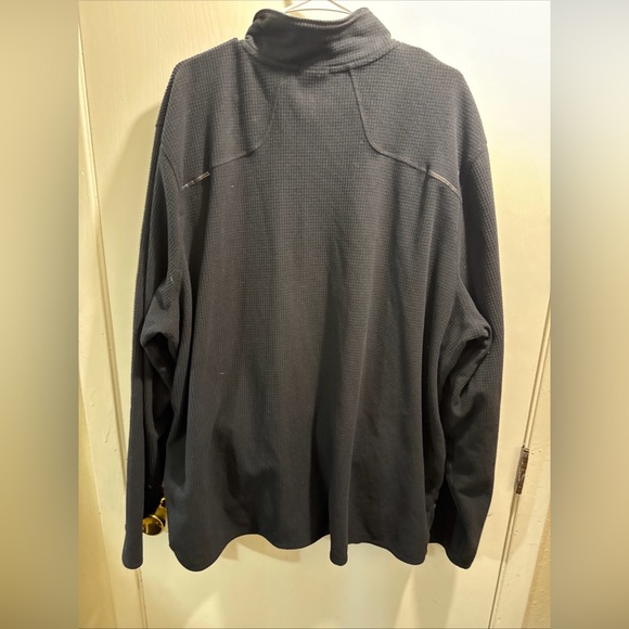 L.L. Bean vintage waffle jacket Men's Dark Gray Zip-Up Sweatshirt xxxL tall - Picture 7 of 9